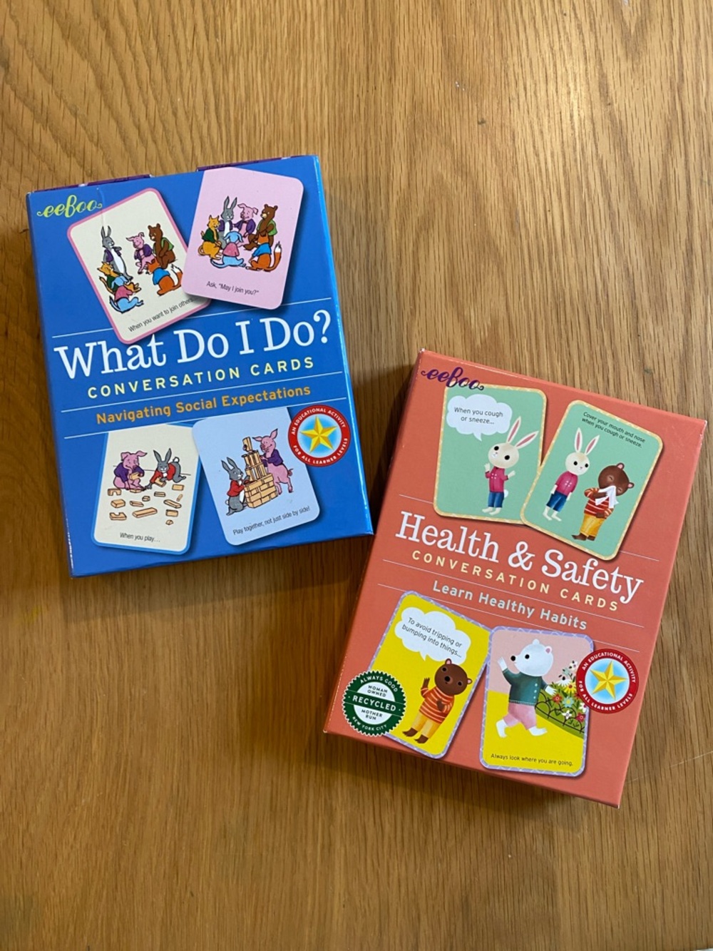 Eeboo Kids Health & Safety Conversation Cards